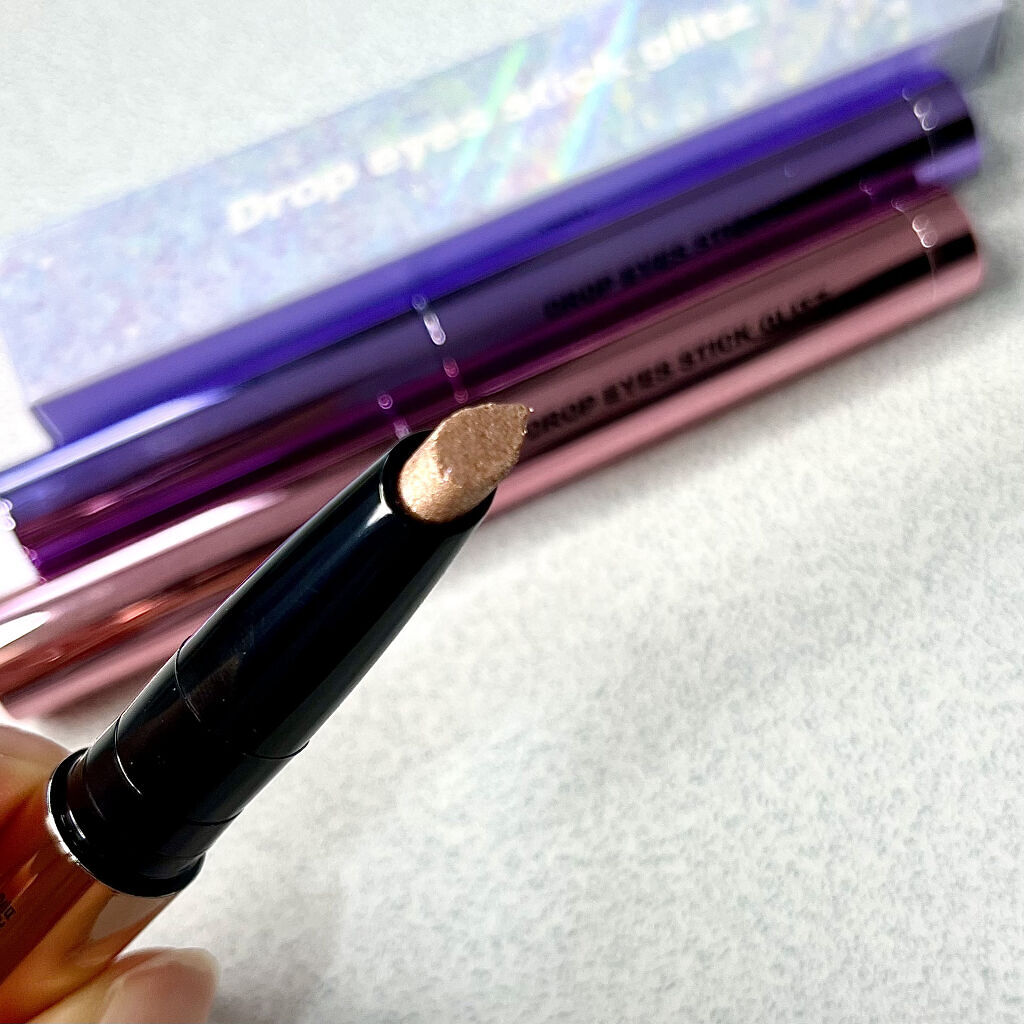 ドロップアイズスティックグリッツ/BLACK ROUGE/スティックアイシャドウを使ったクチコミ（2枚目）