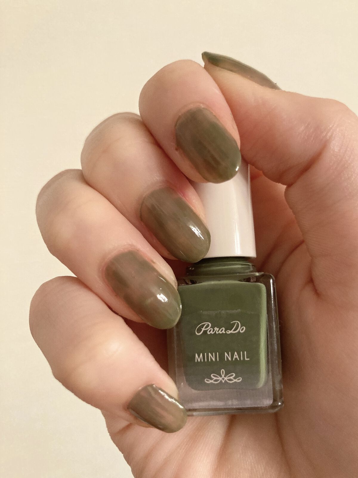 ミニネイル GN03 萩（はぎ）/パラドゥ/マニキュアを使ったクチコミ（3枚目）