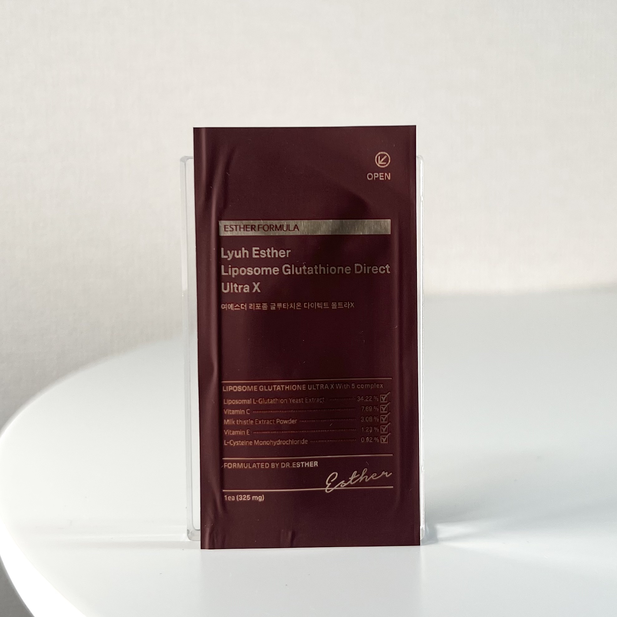 ヨエスターGLTダイレクトウルトラX/ESTHER FORMULA/美容サプリメントを使ったクチコミ（2枚目）