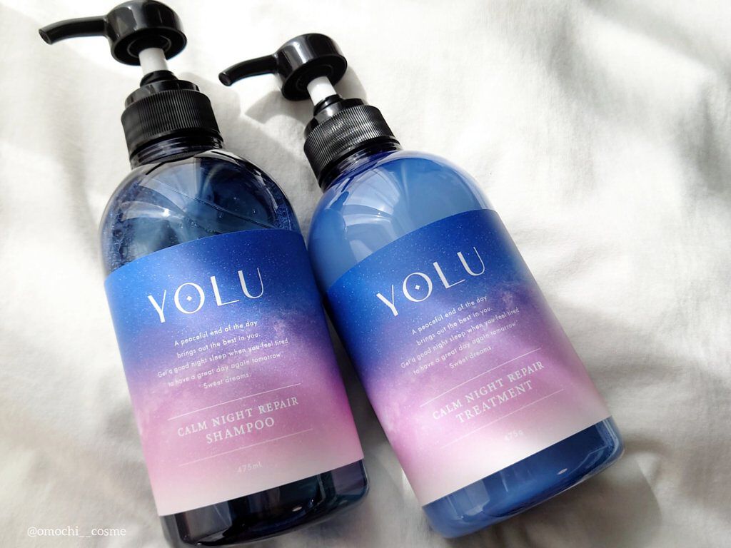カームナイトリペアシャンプー／トリートメント/YOLU/市販シャンプーを使ったクチコミ（1枚目）