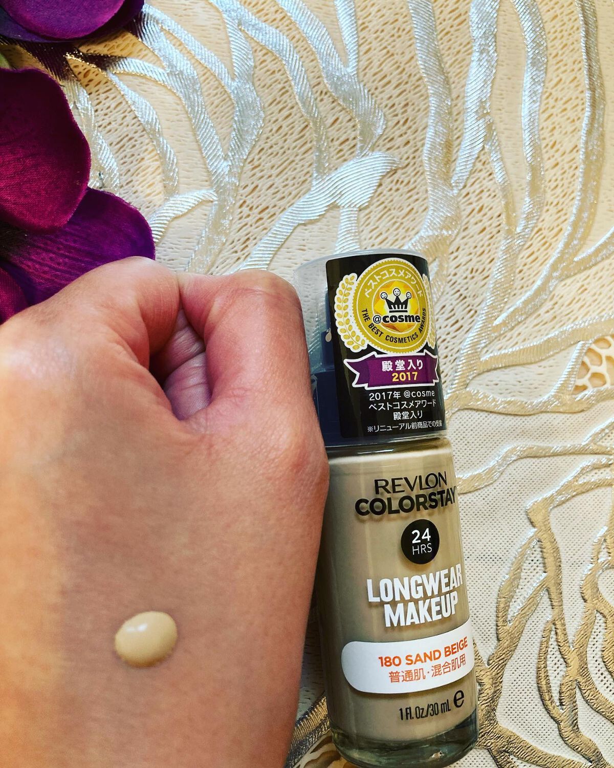 カラーステイ ロングウェア メイクアップ/REVLON/リキッドファンデーションを使ったクチコミ(2枚目)