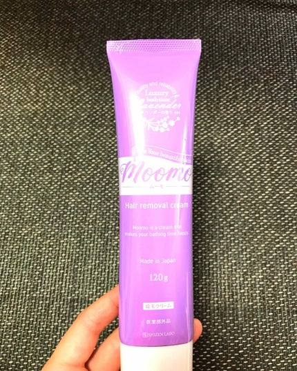 脱毛クリーム MOOMO/自然化粧品研究所/除毛クリームを使ったクチコミ(1枚目)