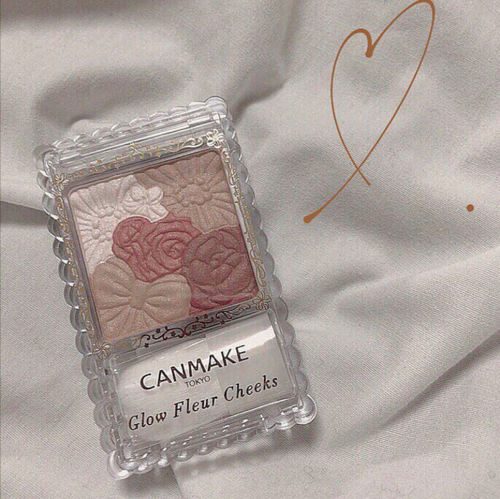 グロウフルールチークス/キャンメイク/パウダーチークを使ったクチコミ(1枚目)