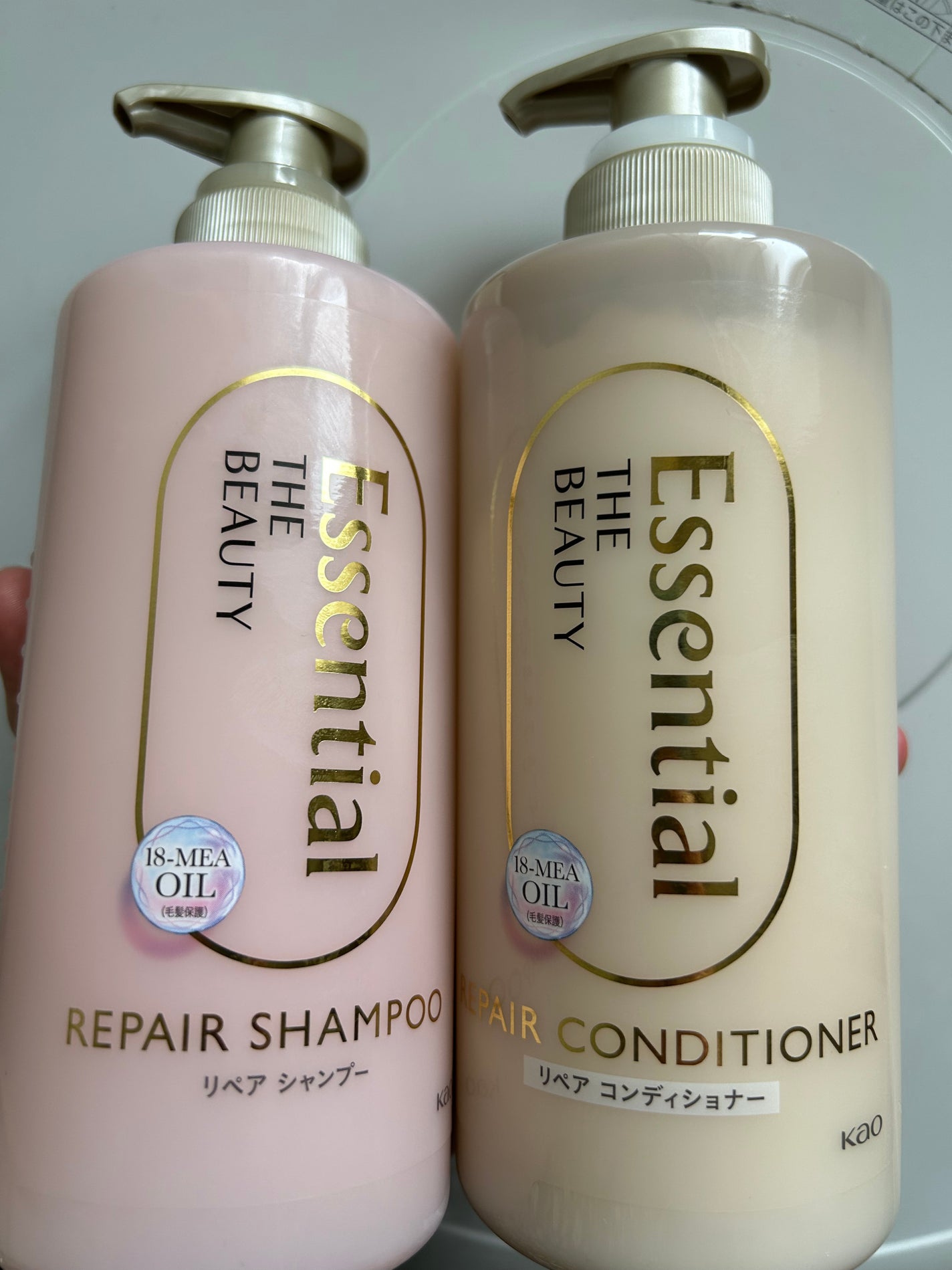 ザビューティ リペアシャンプー・コンディショナー/エッセンシャル/市販シャンプーを使ったクチコミ(1枚目)