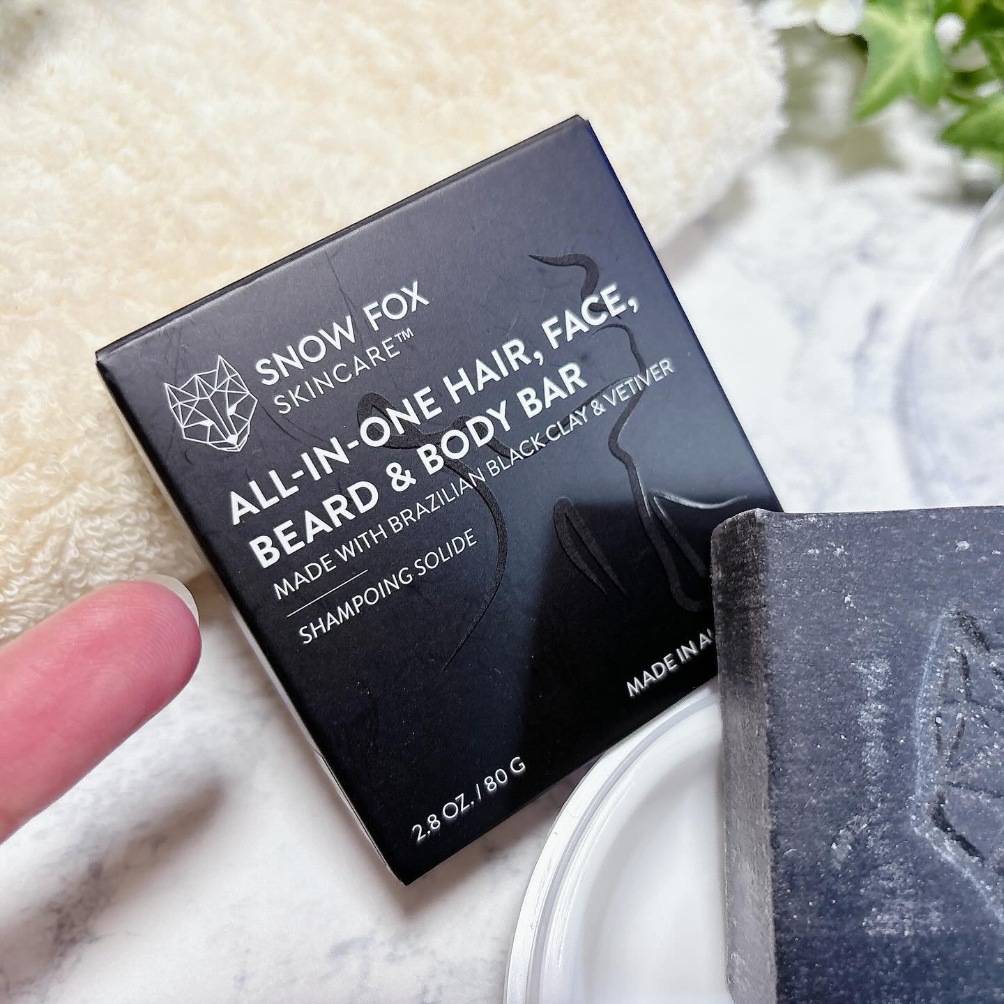 ブラッククレイ オールインワン シャンプーバー/SNOW FOX SKINCARE/サロンシャンプーを使ったクチコミ（2枚目）