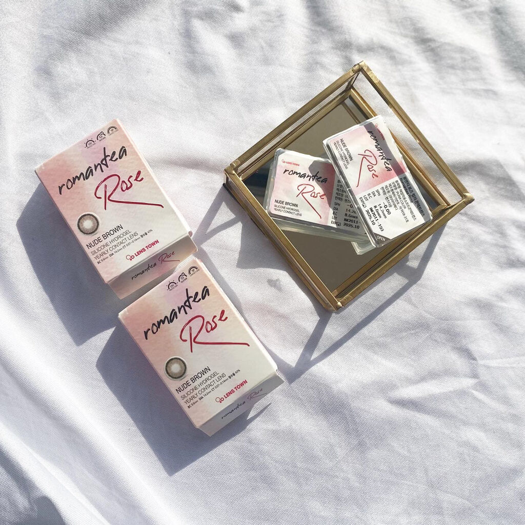 Romantea Rose/THEPIEL/カラーコンタクトレンズを使ったクチコミ（1枚目）