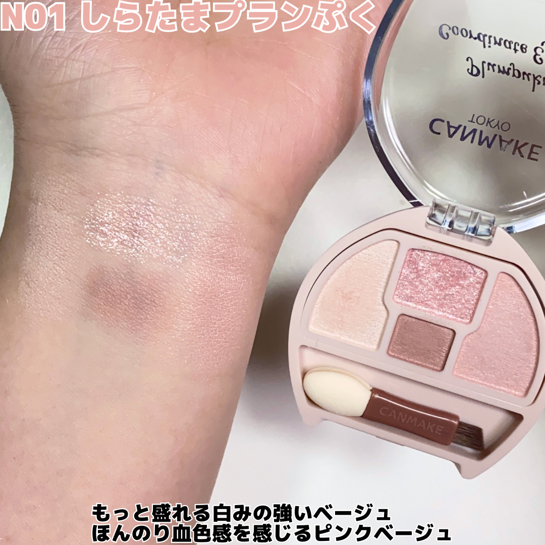 プランぷくコーデアイズNeo/キャンメイク/アイシャドウを使ったクチコミ（3枚目）