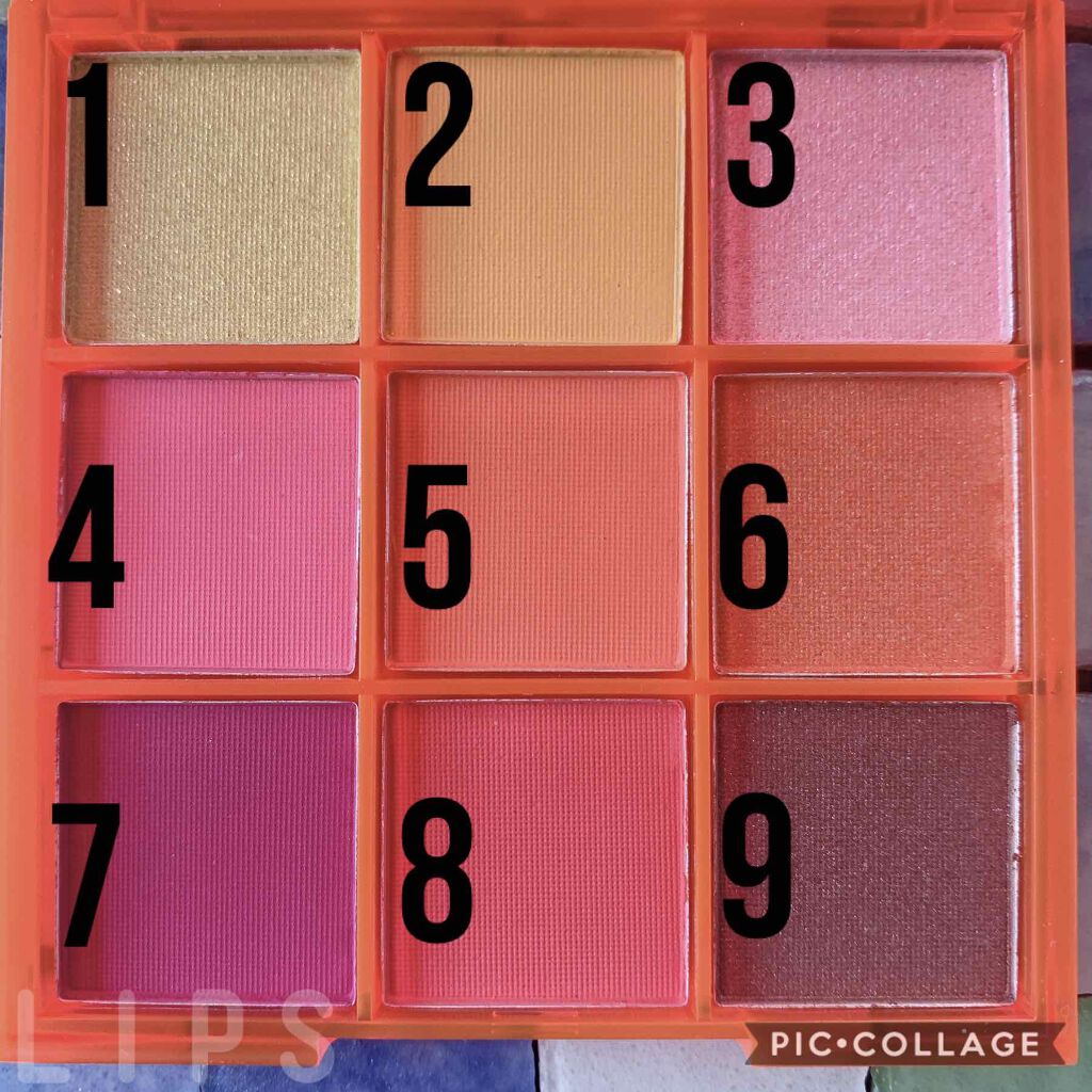 UR GLAM BLOOMING EYE COLOR PALETTE/U R GLAM/アイシャドウパレットを使ったクチコミ(3枚目)
