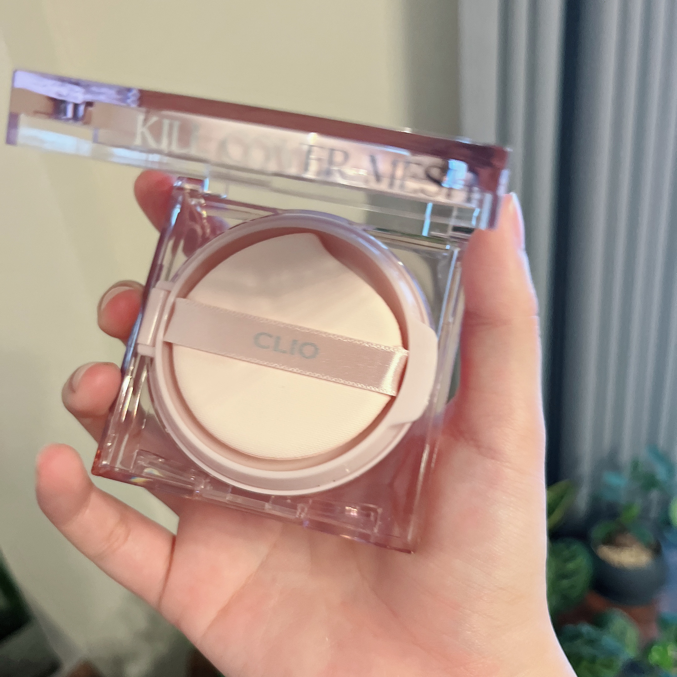 キル カバー メッシュ グロウ クッション 03 LINEN/CLIO/クッションファンデーションを使ったクチコミ（1枚目）