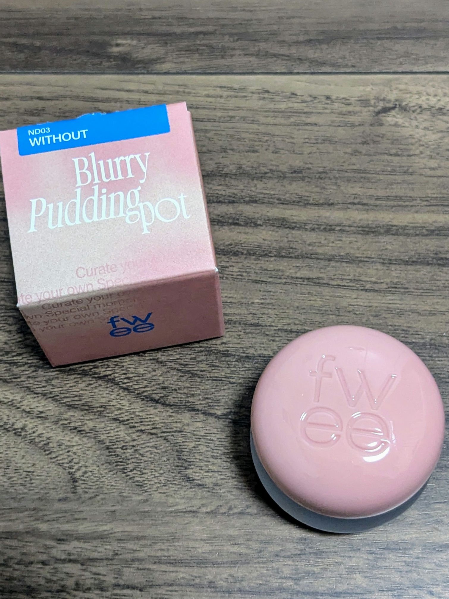 リップアンドチーク ブラーリープリンポット/fwee/口紅を使ったクチコミ（1枚目）