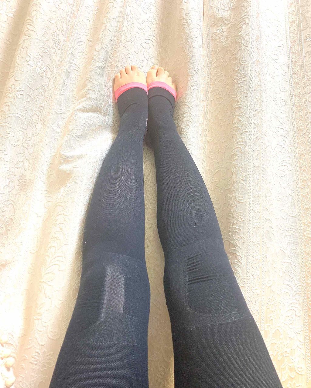 寝ながらメディキュット スパッツ 骨盤テーピング/メディキュット/着圧ソックス・レギンスを使ったクチコミ（2枚目）