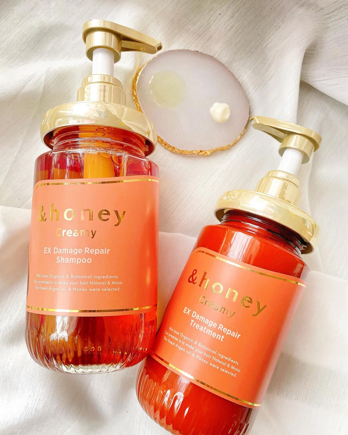 Creamy EXダメージリペアシャンプー1.0/ヘアトリートメント2.0/&honey/市販シャンプーを使ったクチコミ（2枚目）