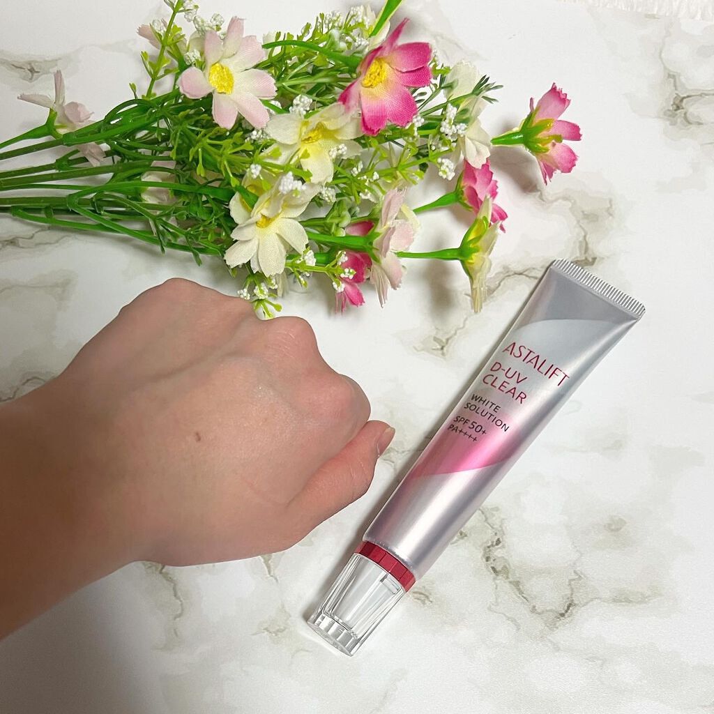 D-UVクリア ホワイトソリューション/アスタリフト/日焼け止めクリームを使ったクチコミ（3枚目）