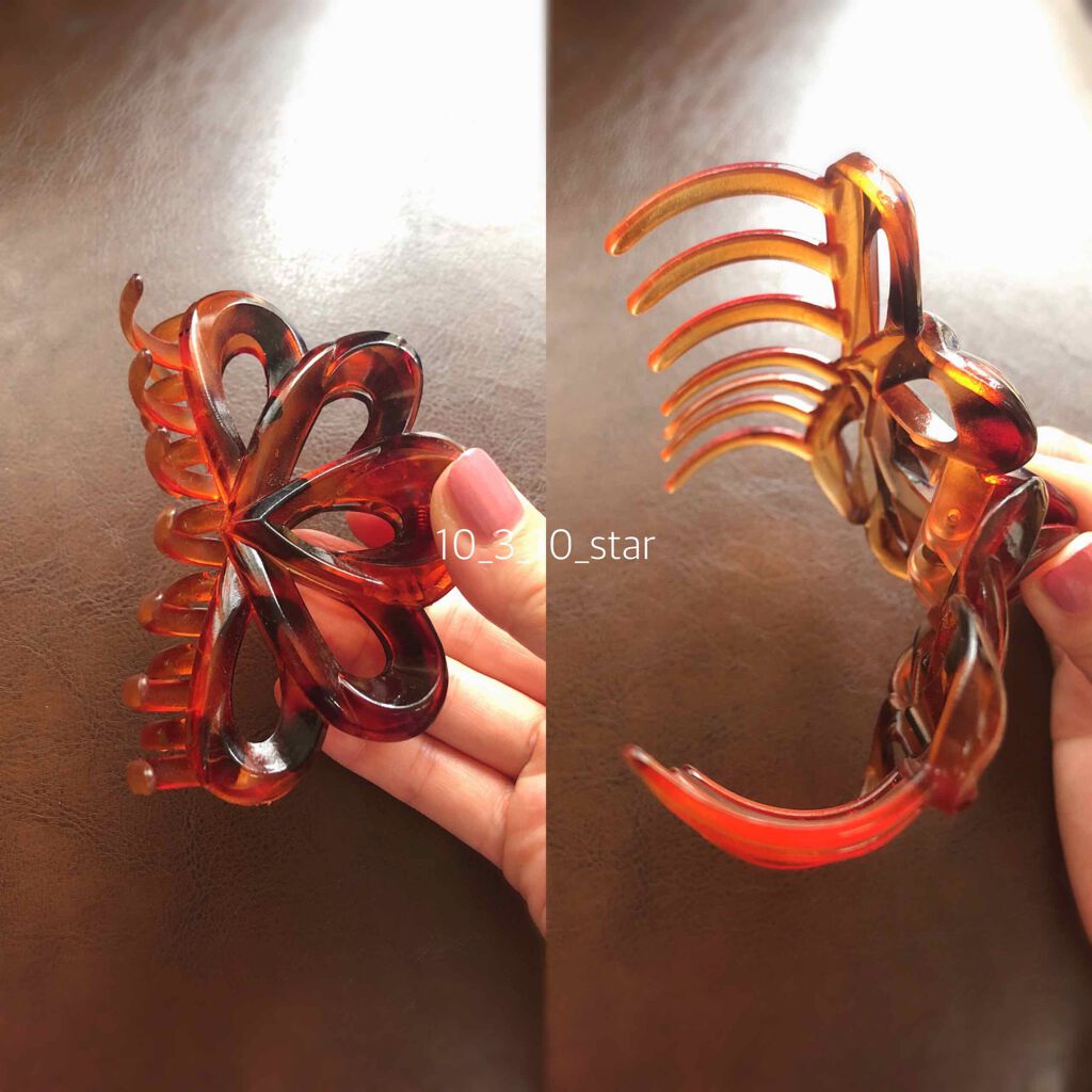 とみてぼし on LIPS 「🌼ダイソーヘアクリップダイソーで見つけたすごいデカいヘアクリッ..」(2枚目)