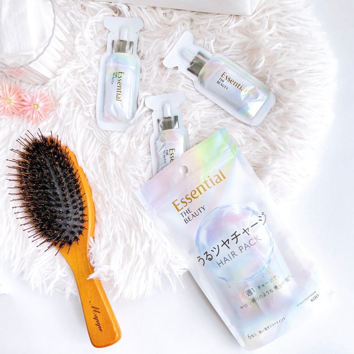 ザビューティ うるツヤチャージヘアパック/エッセンシャル/ヘアマスク・ヘアパックを使ったクチコミ(1枚目)