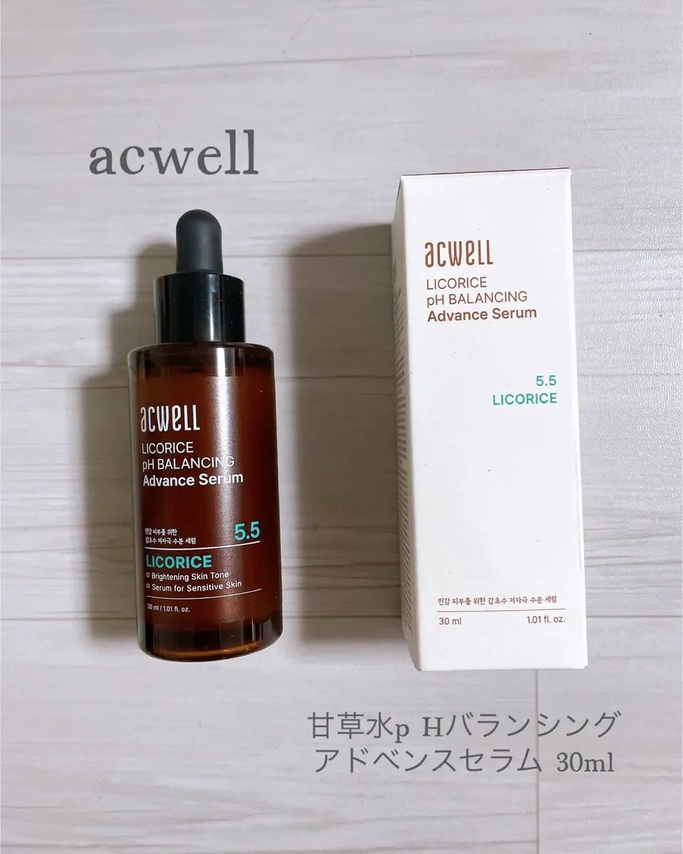 みー on LIPS 「#acwell甘草水pHバランシングアドベンスセラム30ml油..」(1枚目)