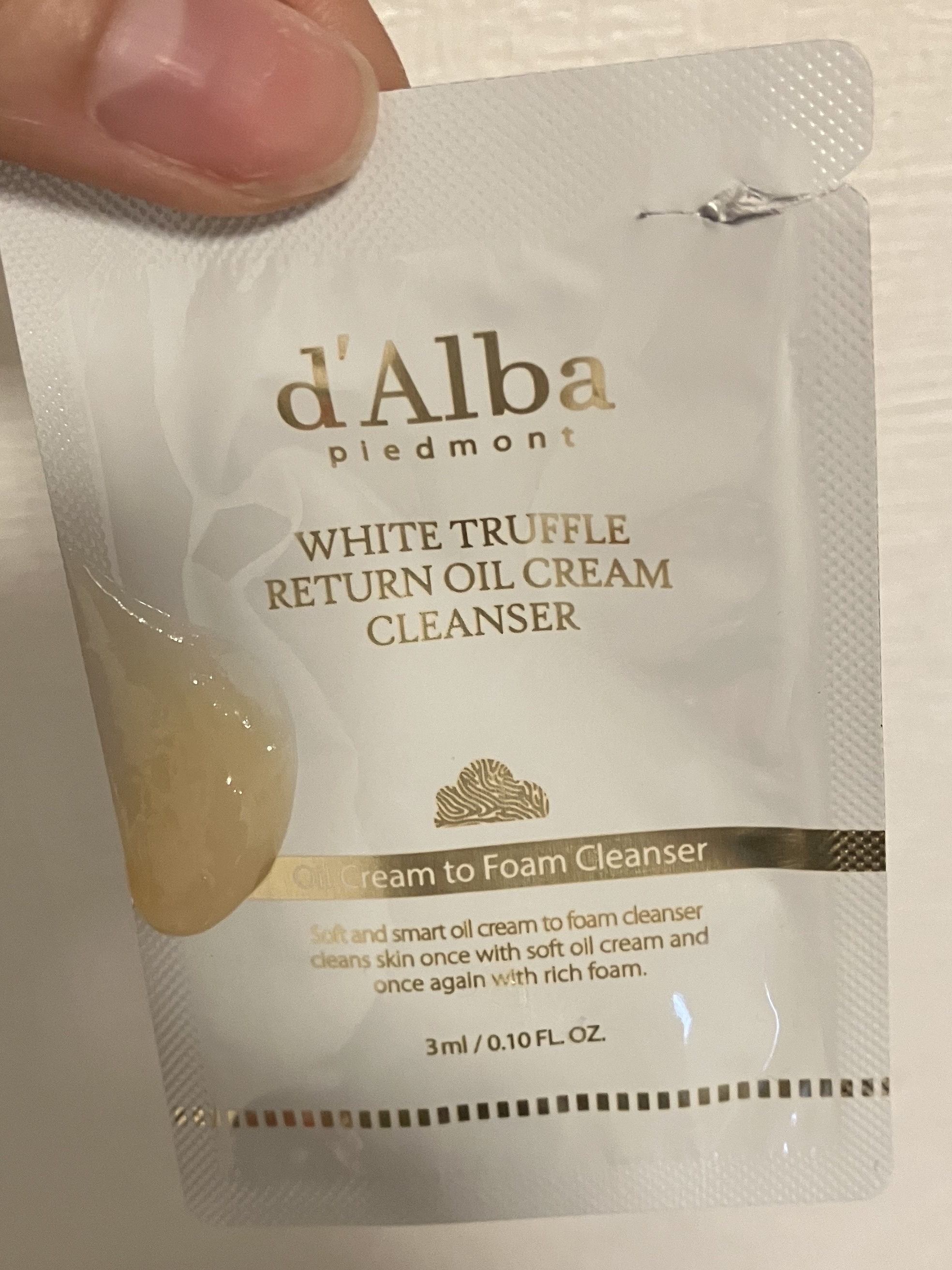 ホワイトトリュフリターンオイルクリームクレンザー/ダルバ/クレンジングを使ったクチコミ（1枚目）