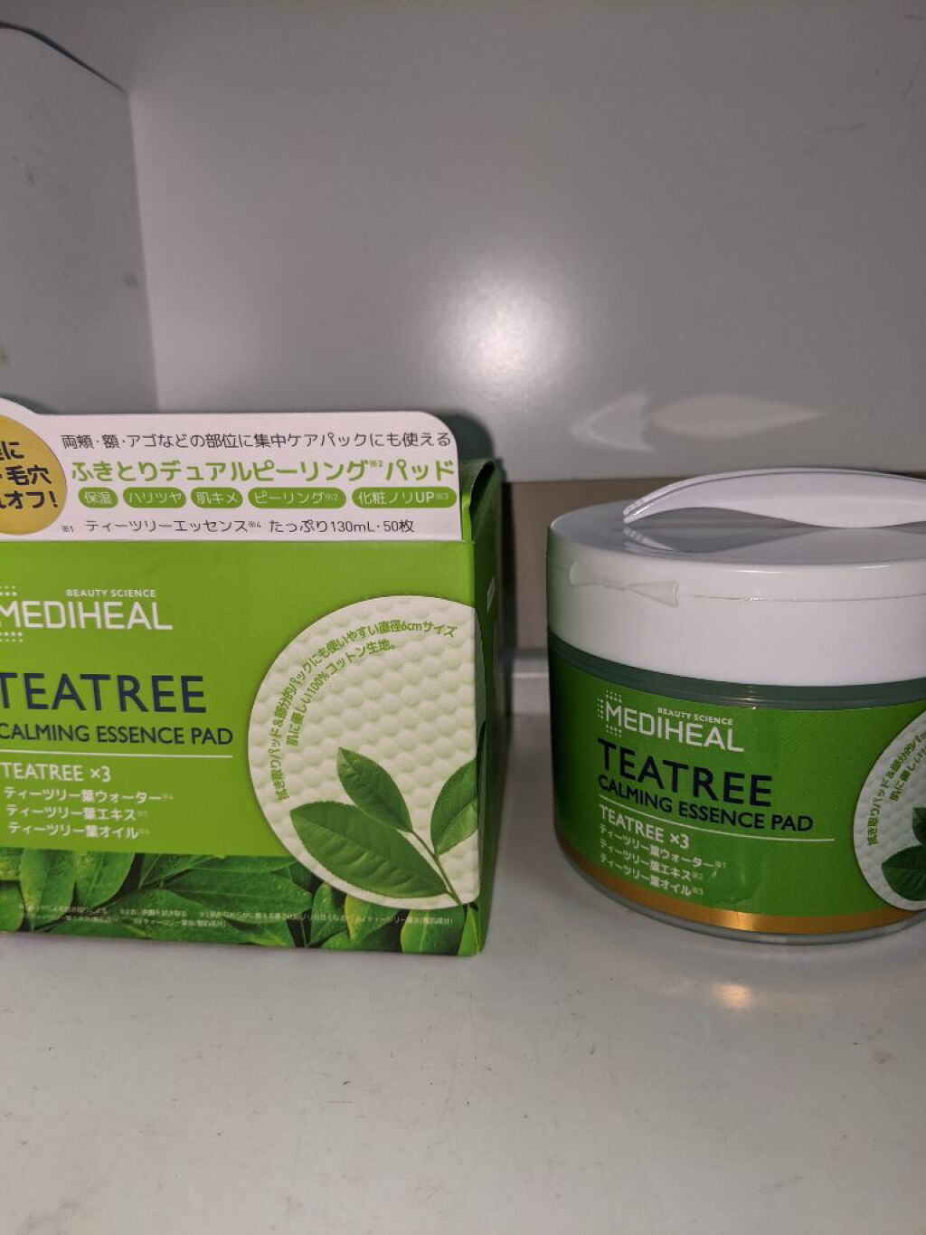 ティーツリーカーミングエッセンスパッド/MEDIHEAL/トナーパッドを使ったクチコミ（2枚目）