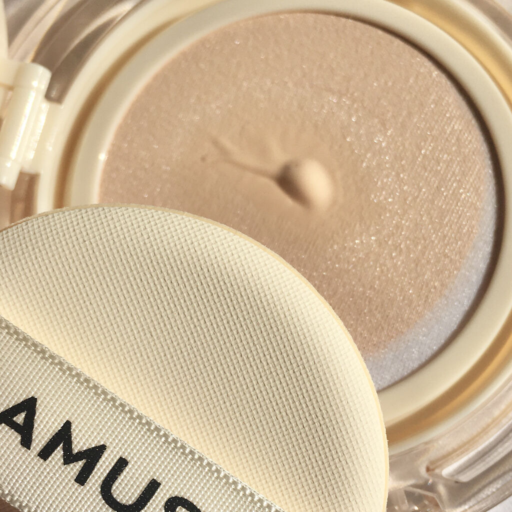 スキンチューンヴィーガンカバークッション/AMUSE/クッションファンデーションを使ったクチコミ（3枚目）