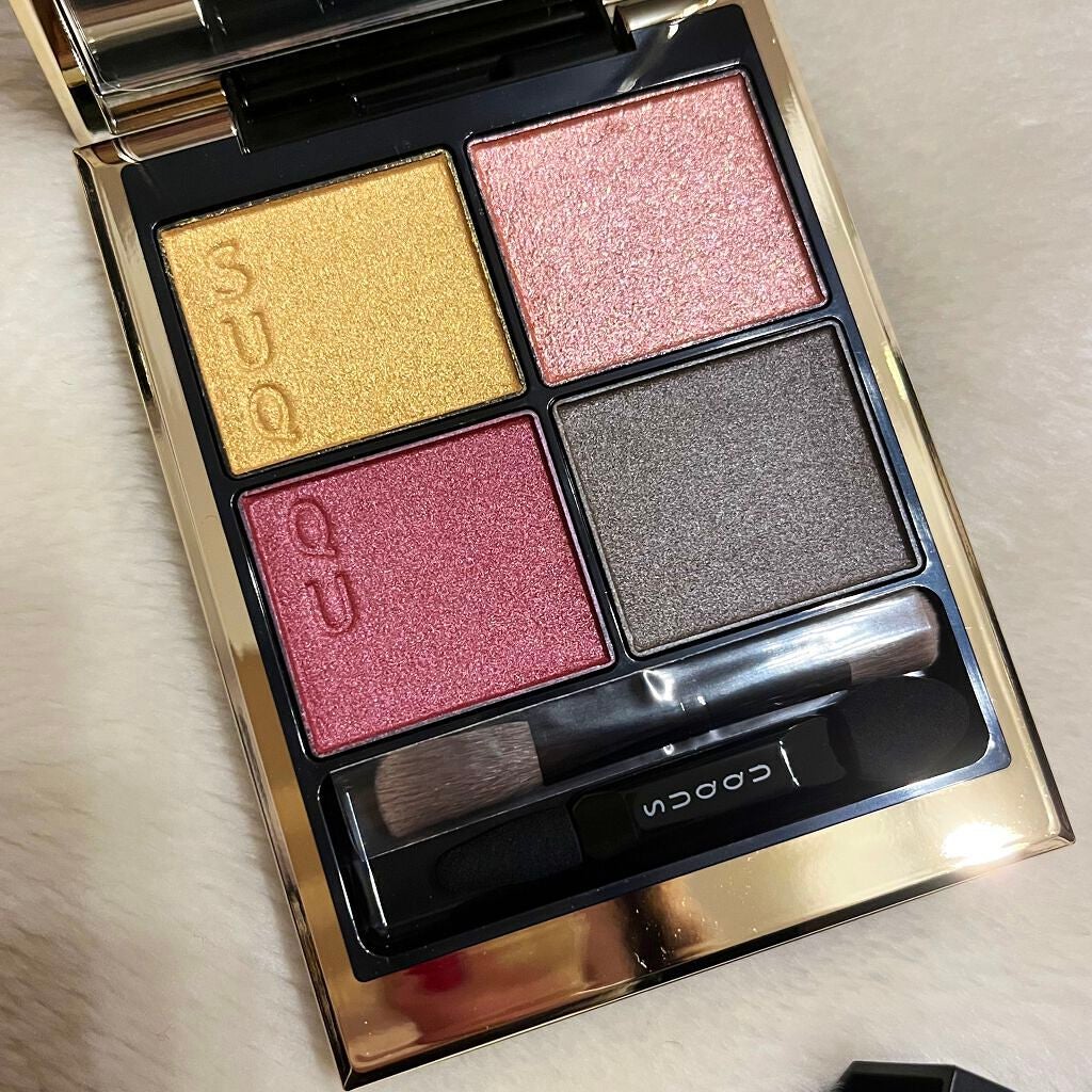 ya-yan✨フォロバ on LIPS 「SUQQUシグニチャーカラーアイズ 07紅咲可愛すぎるパレット..」(1枚目)