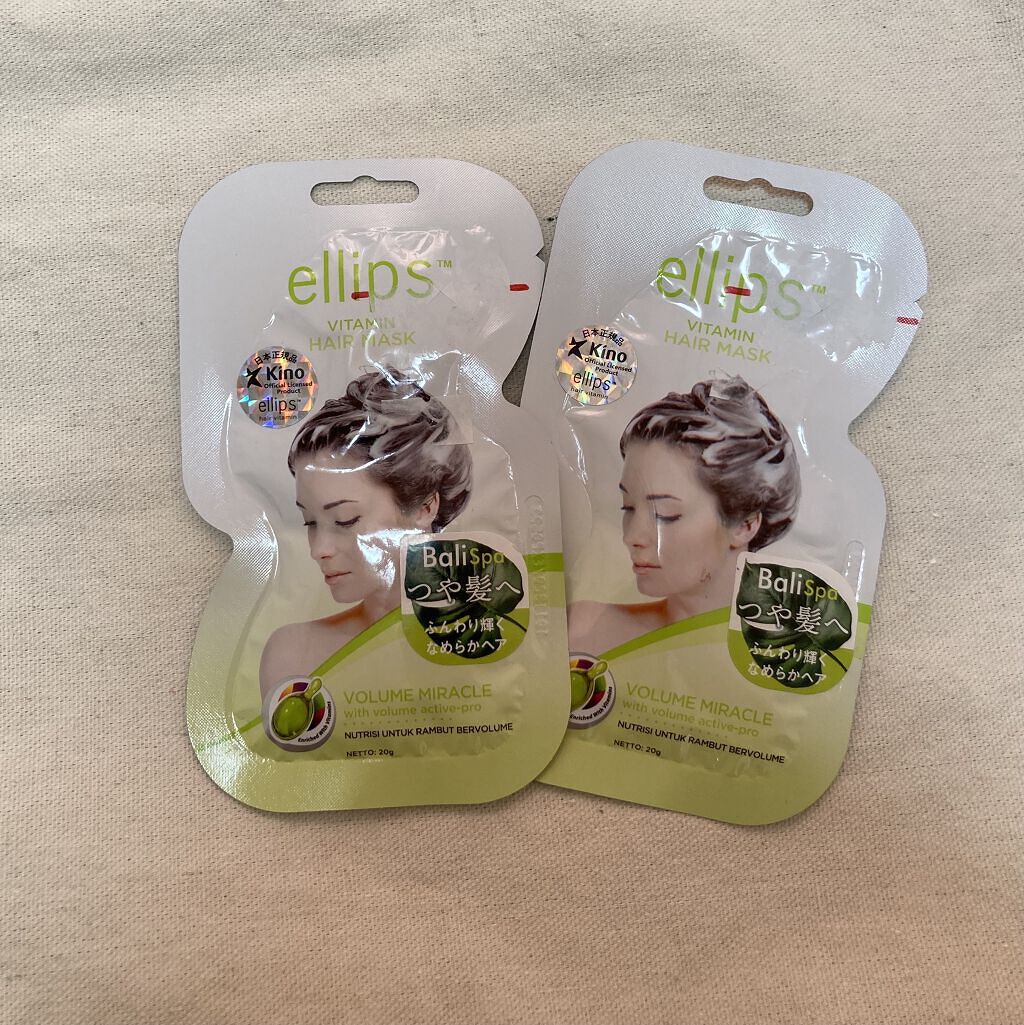 ヘアーマスク【ボリュームミラクル】/ellips/ヘアマスク・ヘアパックを使ったクチコミ（1枚目）