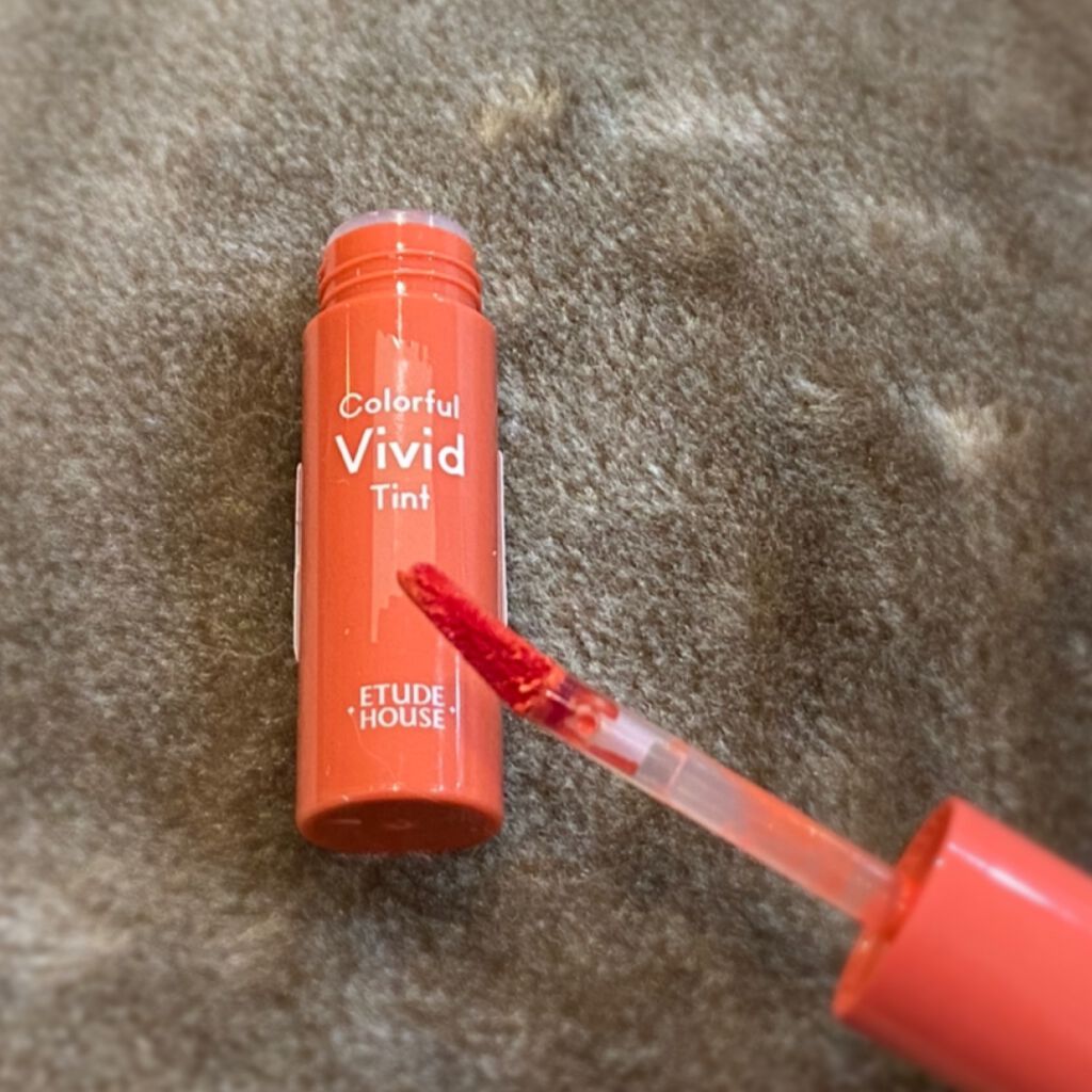 カラフルビビッドティント/ETUDE/口紅を使ったクチコミ(2枚目)