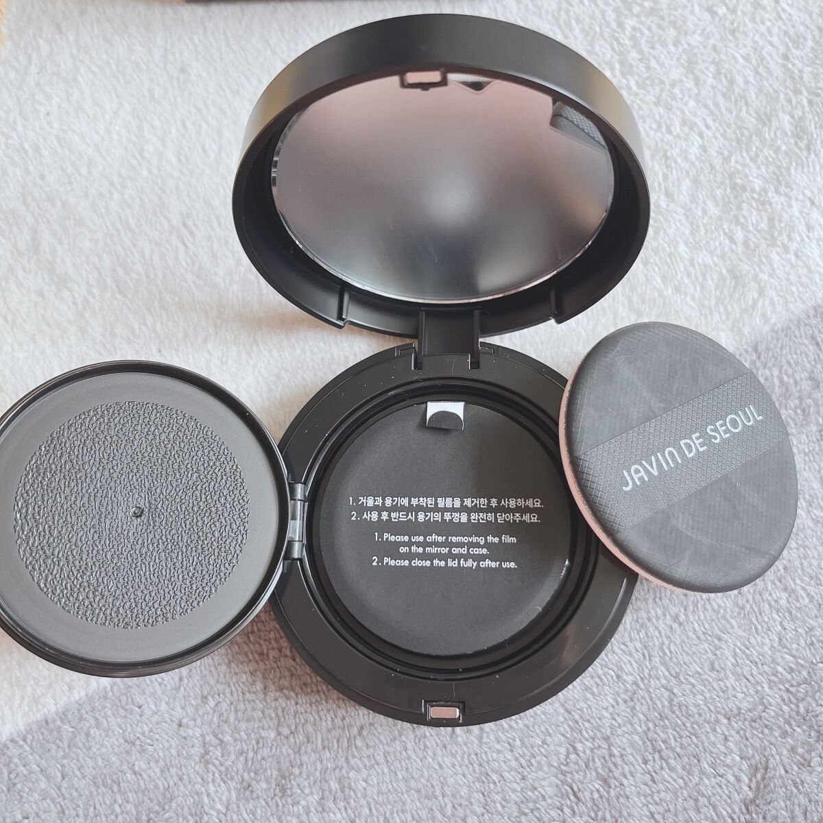 ジャビンドゥソウル ウインクファンデーションパクト/Javin De Seoul/クッションファンデーションを使ったクチコミ（3枚目）