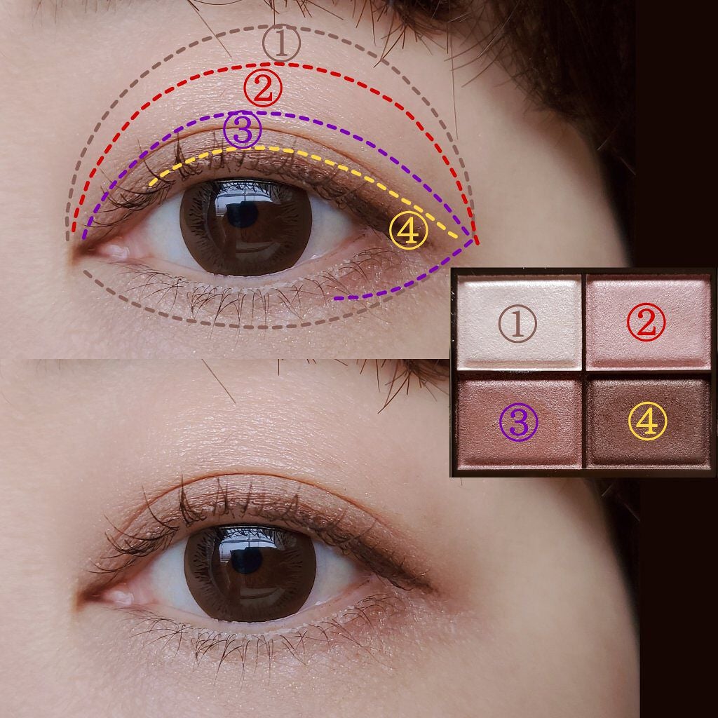 スキニーリッチシャドウ/excel/アイシャドウパレットを使ったクチコミ(4枚目)