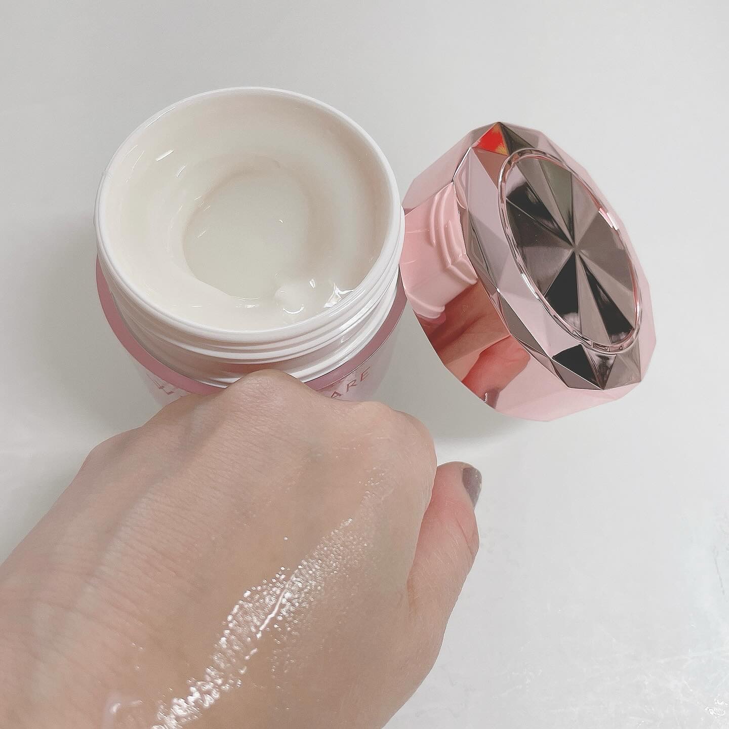 リンクルケア ホワイト モイストジェルクリーム/グレイスワン/オールインワン化粧品を使ったクチコミ（3枚目）