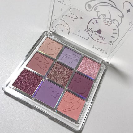 クォーツ 9色アイシャドウパレット(ドリームランドアイシャドウ)/ZEESEA/アイシャドウパレットを使ったクチコミ(2枚目)