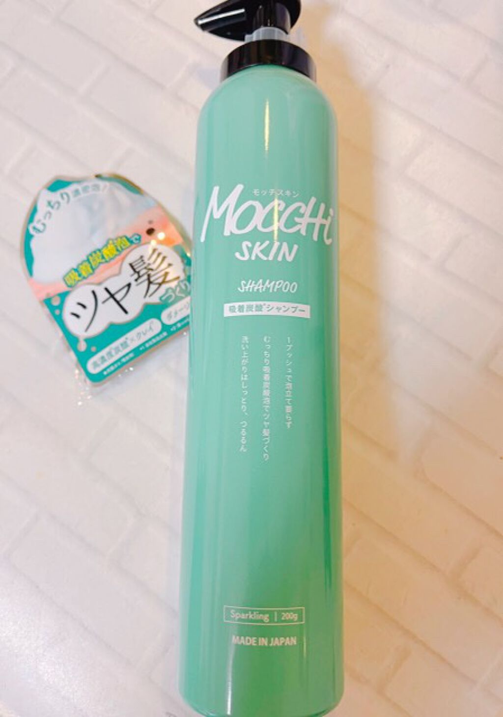 吸着スパークリングシャンプー /MoccHi SKIN/市販シャンプーを使ったクチコミ(1枚目)
