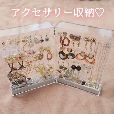 試してみた アクリルネックレス ピアススタンド 無印良品 Lips