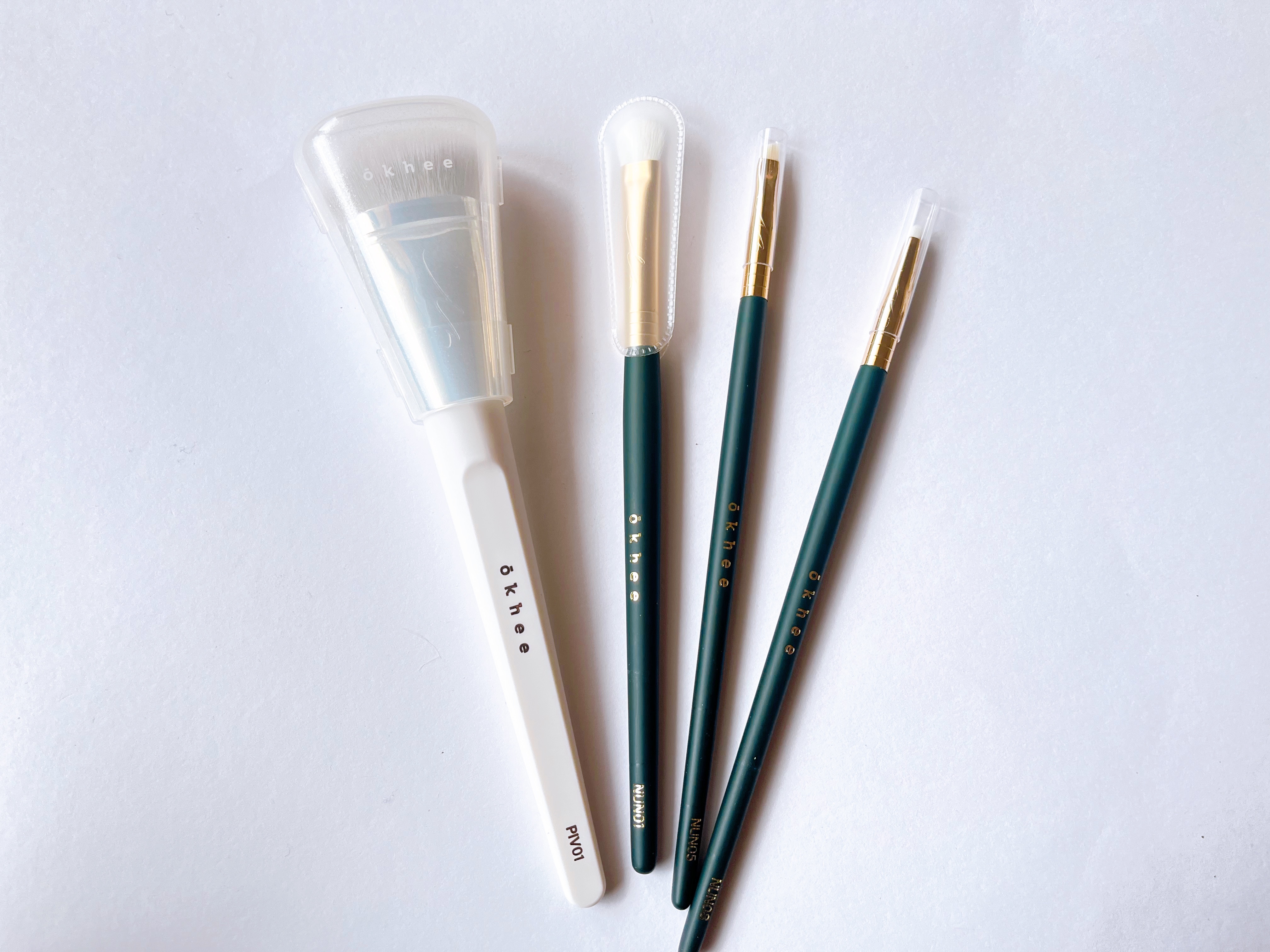 okhee 白玉ファンデーションブラシ/SOOA DOR/メイクブラシを使ったクチコミ（3枚目）