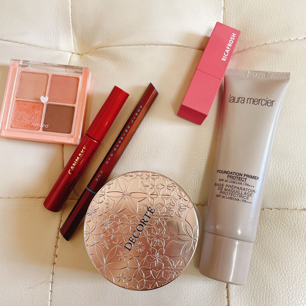 今日のメイク💄

プチプラばかり！
最近このコスメばかり使っています。