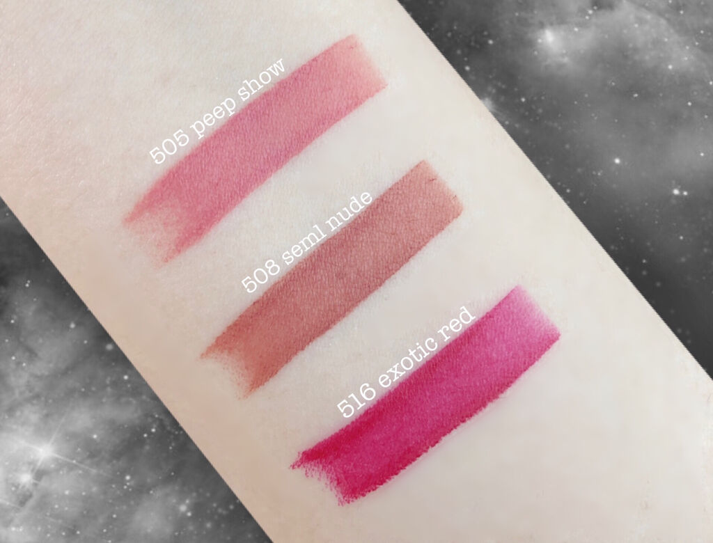 モダンマット パウダーリップスティック ミニセット リミテッド エディション/SHISEIDO/口紅を使ったクチコミ（3枚目）