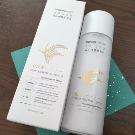 ライス ピュア エッセンシャル トナー/THANK YOU FARMER/化粧水を使ったクチコミ(1枚目)