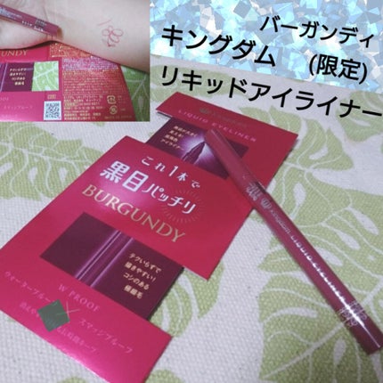 リキッドアイライナーS/キングダム/リキッドアイライナーを使ったクチコミ(1枚目)