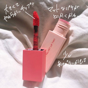 heimish バーニッシュベルベットリップティントのクチコミ「🌷heimish VARNISH VELVET LIP TINT🌷
*
good point
.....」（2枚目）