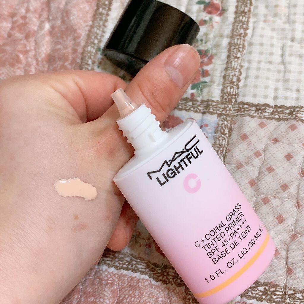 ライトフル Ｃ＋ティンティッド プライマーSPF45(PA++++)/M・A・C/化粧下地を使ったクチコミ（2枚目）
