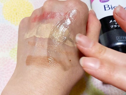 ビオレ おうちdeエステ メイク落とし マッサージブラックジェル/ビオレ/クレンジングジェルを使ったクチコミ(7枚目)