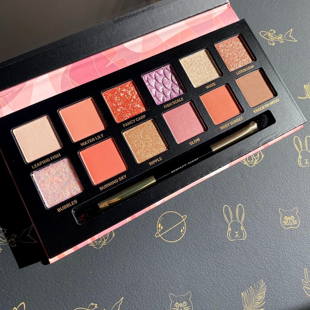 エクスプローラ12色 動物アイシャドウパレット/PERFECT DIARY/アイシャドウパレットを使ったクチコミ(4枚目)