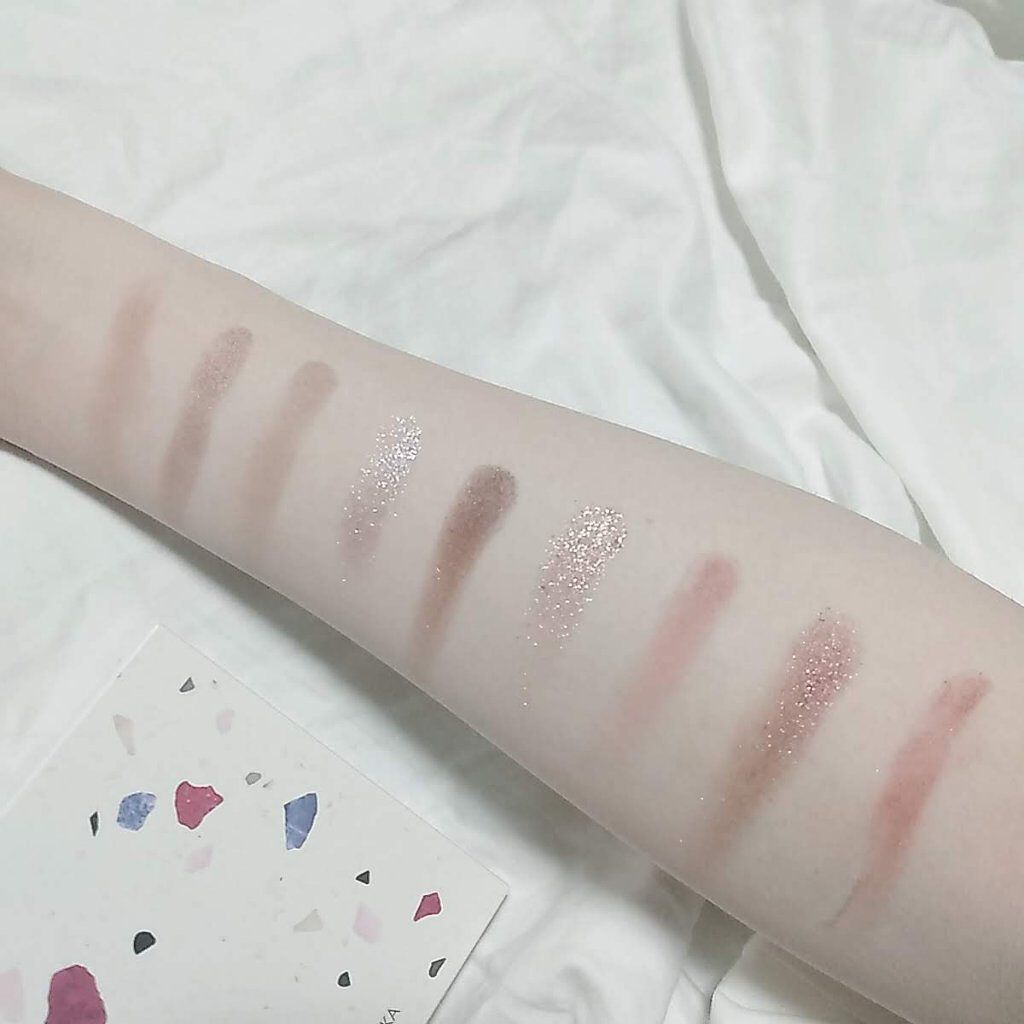 TERRAZZO Shadow palette/HOLIKA HOLIKA/アイシャドウパレットを使ったクチコミ(2枚目)