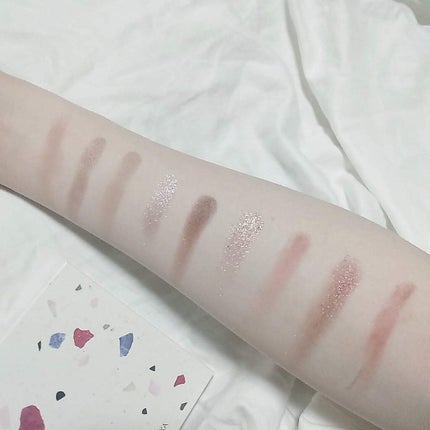TERRAZZO Shadow palette/HOLIKA HOLIKA/アイシャドウパレットを使ったクチコミ(2枚目)