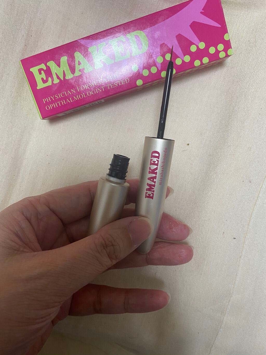 EMAKED(エマーキット)/水橋保寿堂製薬/まつげ美容液を使ったクチコミ(2枚目)