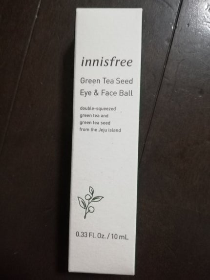 グリーンティーシード アイ&フェイスボール/innisfree/美容液を使ったクチコミ(1枚目)