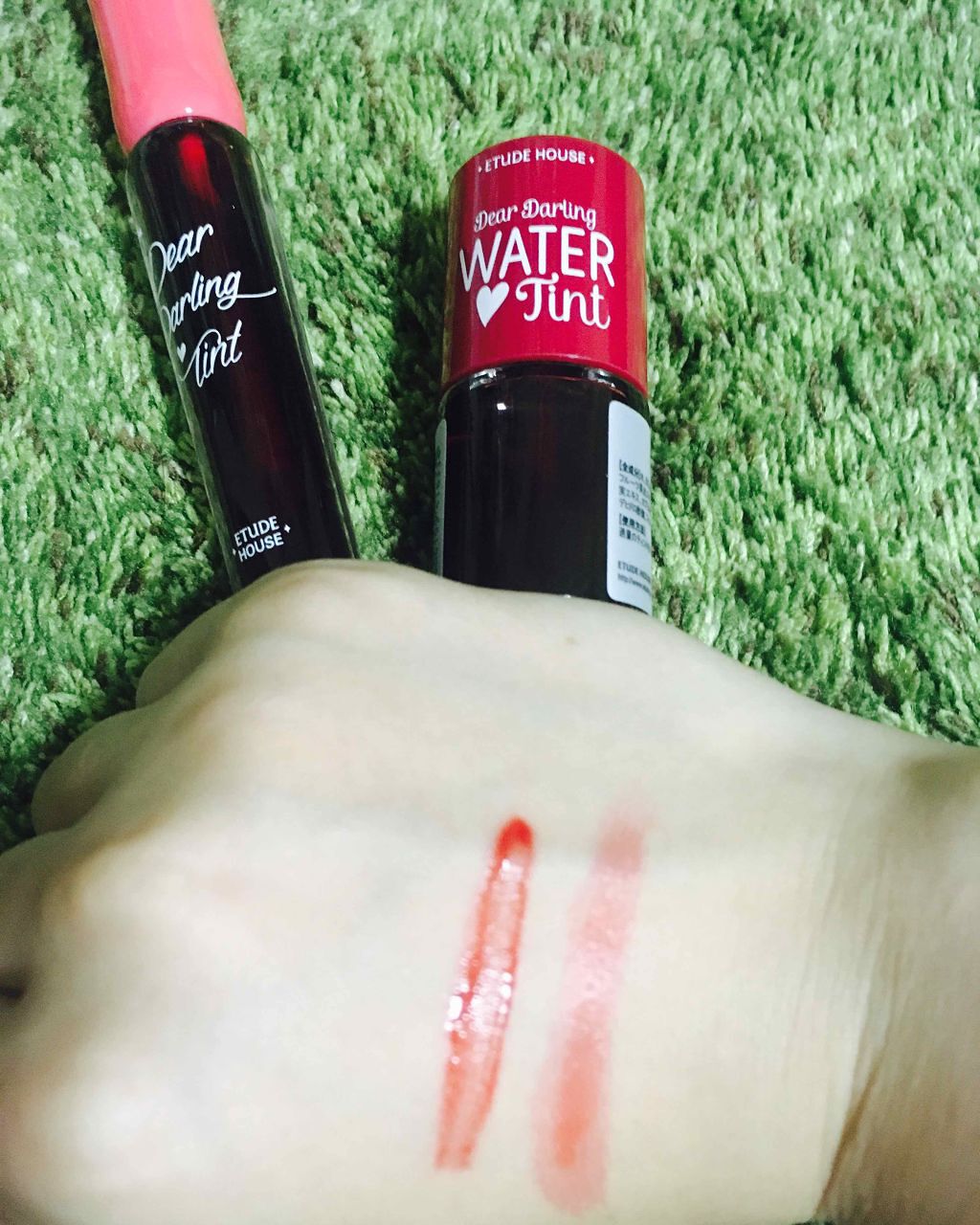 ディアダーリン ウォータージェルティント/ETUDE/リップティントを使ったクチコミ（2枚目）