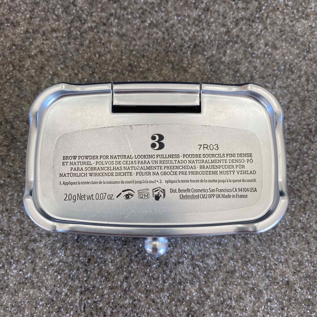 Foolproof Brow Powder/ベネフィット/パウダーアイブロウを使ったクチコミ(2枚目)