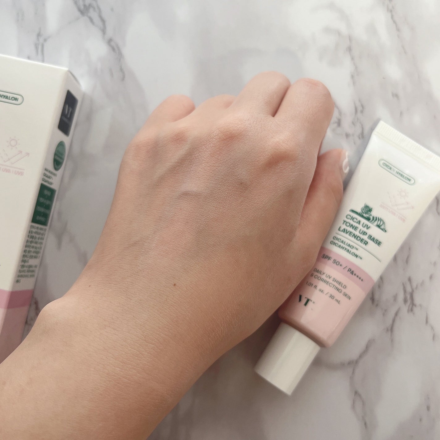 CICA UVトーンアップベース/VT/化粧下地を使ったクチコミ(3枚目)
