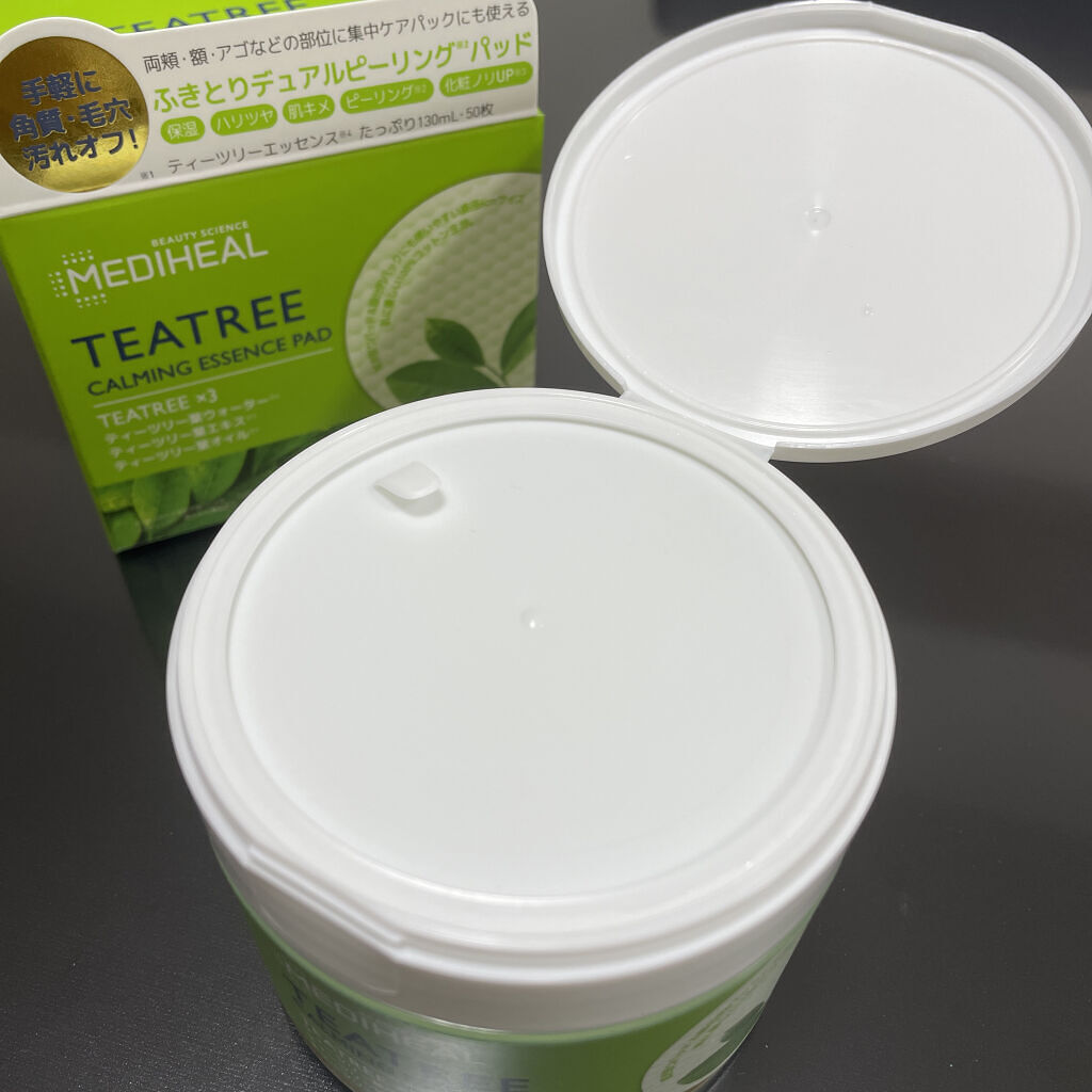 ティーツリーカーミングエッセンスパッド/MEDIHEAL/トナーパッドを使ったクチコミ（2枚目）