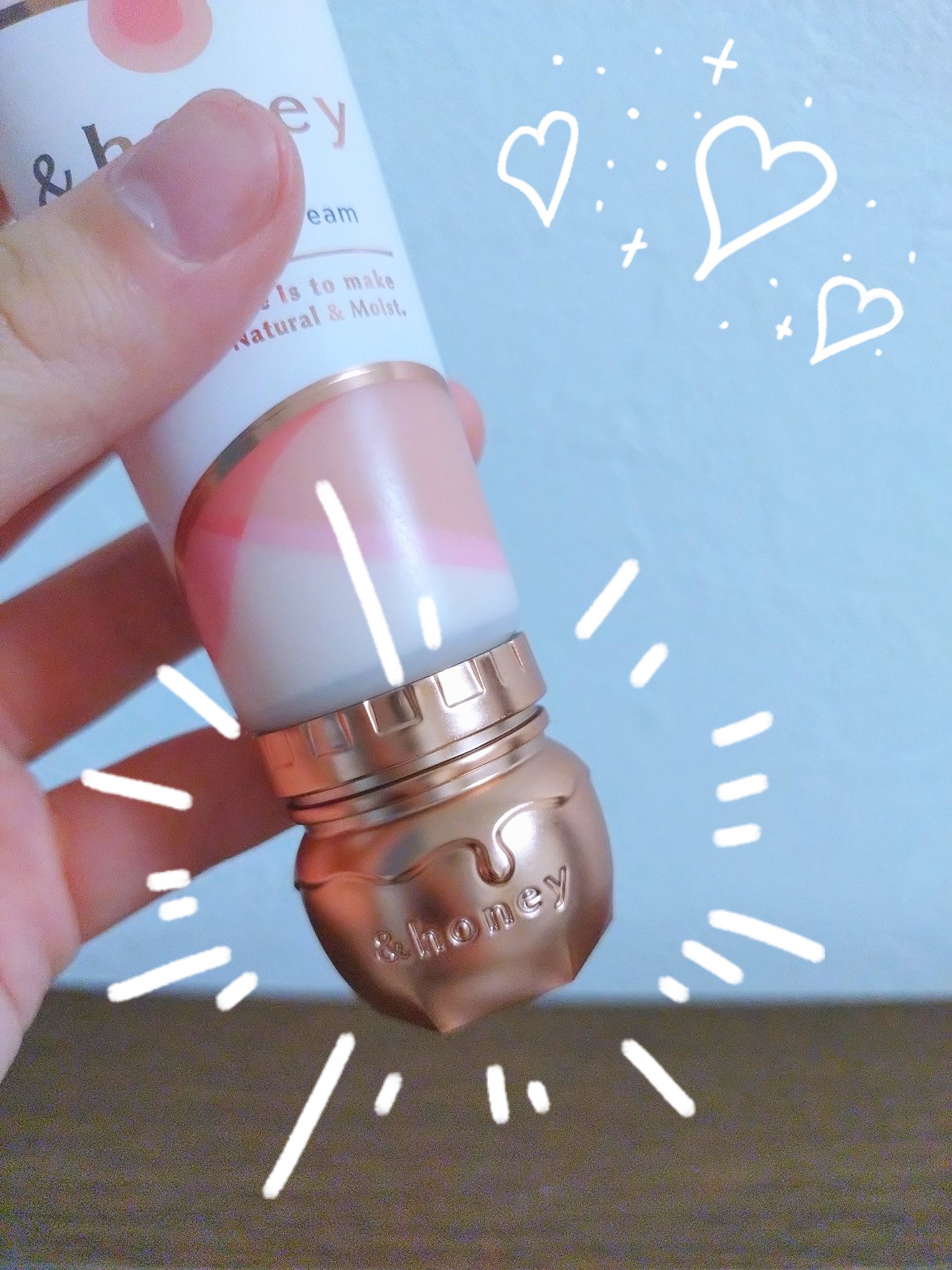 アンドハニー　メルティモイスト ハンドクリーム/&honey/ハンドクリームを使ったクチコミ（2枚目）